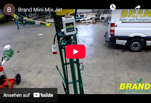 Startbild Video Brand MiniMix JET System